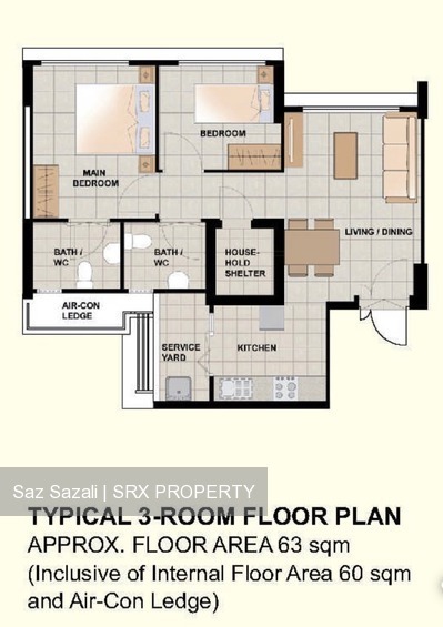 Blk 50 Commonwealth Drive (Queenstown), HDB 3 Rooms #210270581
